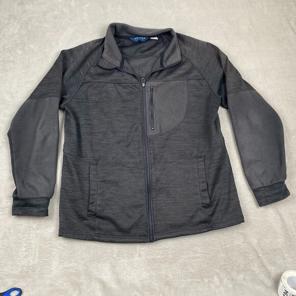 Iceburg Outerwear Mens Jacket Medium Full-Zip Stand Collar Outdoors Gray Casual - Picture 11 of 12